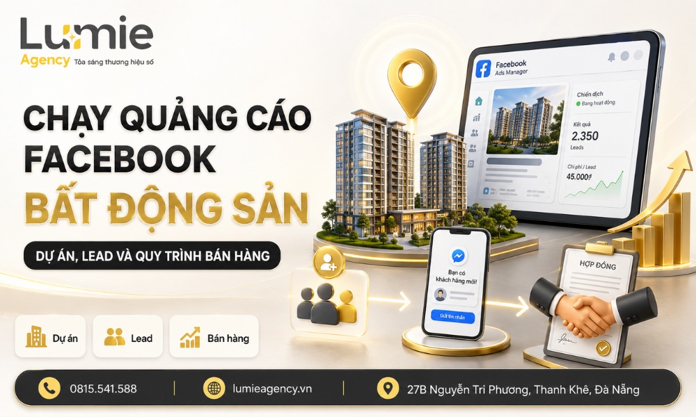Launch room điều hành quảng cáo Facebook cho dự án bất động sản