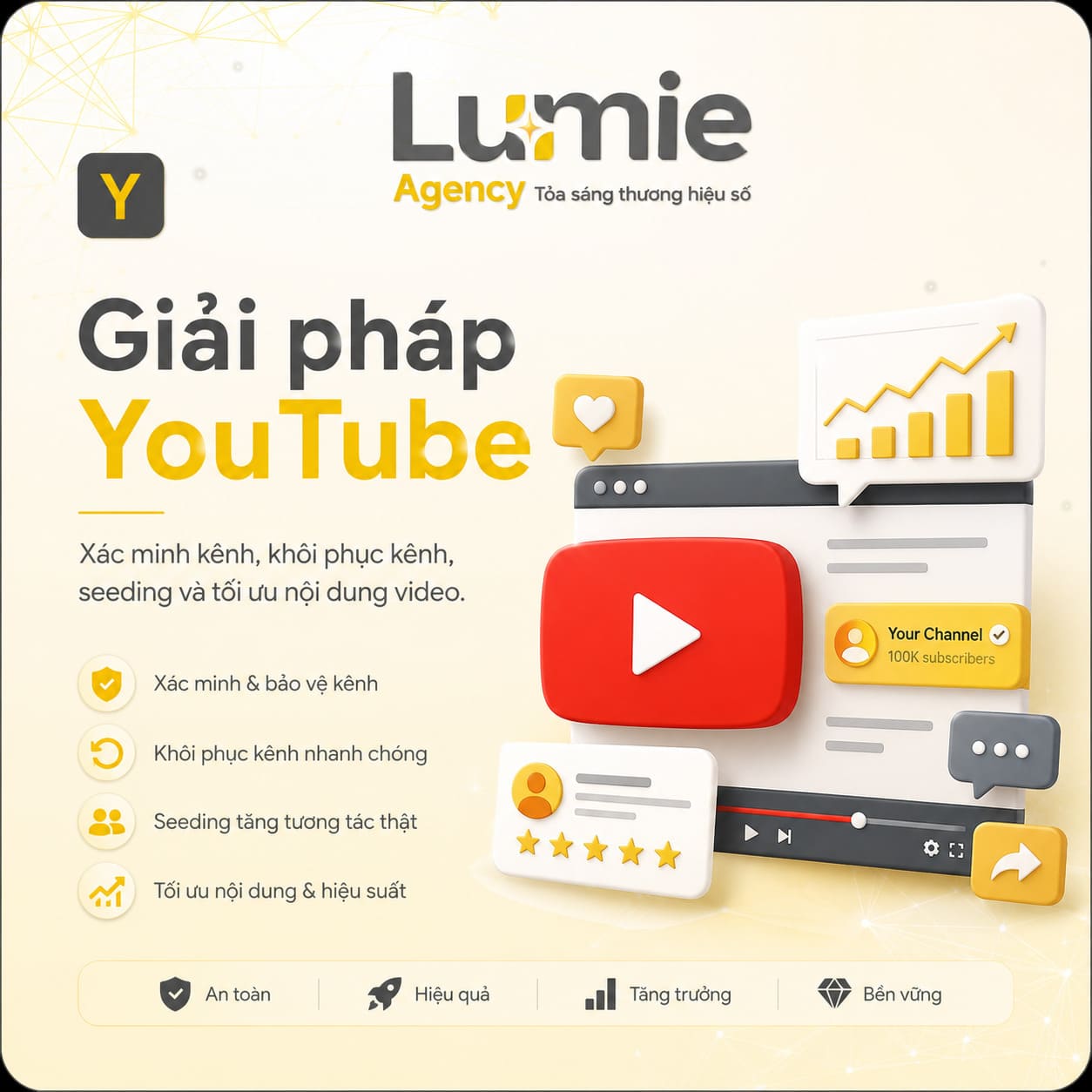 Dịch vụ quảng cáo Google và YouTube của Lumie