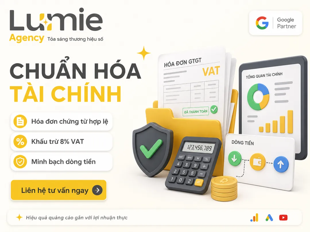 Chuẩn hóa hóa đơn VAT và chứng từ chi phí quảng cáo Google Ads