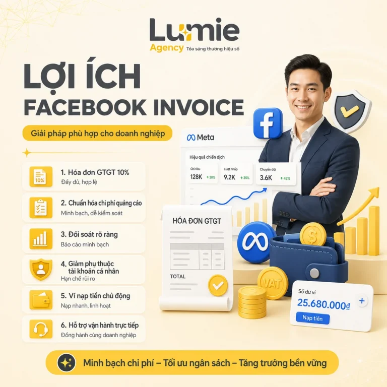 Giải pháp tài khoản quảng cáo Facebook Invoice cho doanh nghiệp