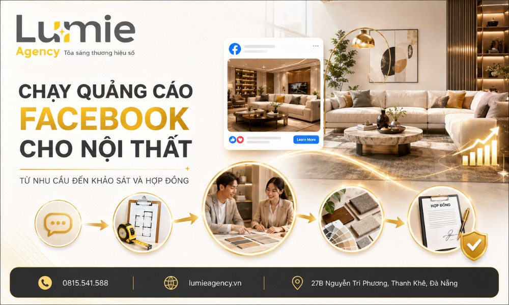 Quảng cáo Facebook cho doanh nghiệp nội thất từ nhu cầu đến hợp đồng