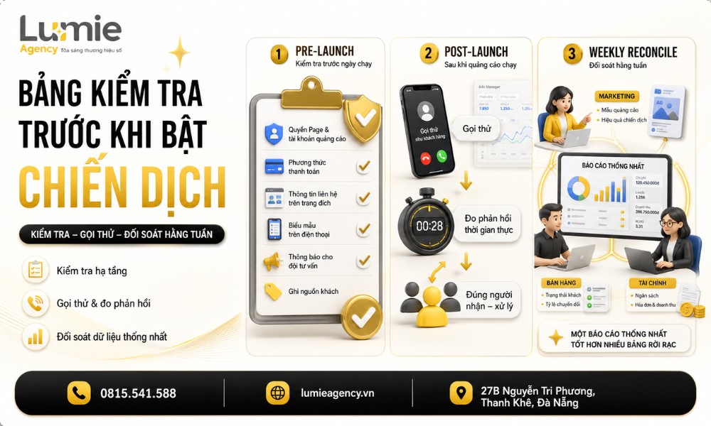 Checklist trước khi chạy quảng cáo Facebook nội thất