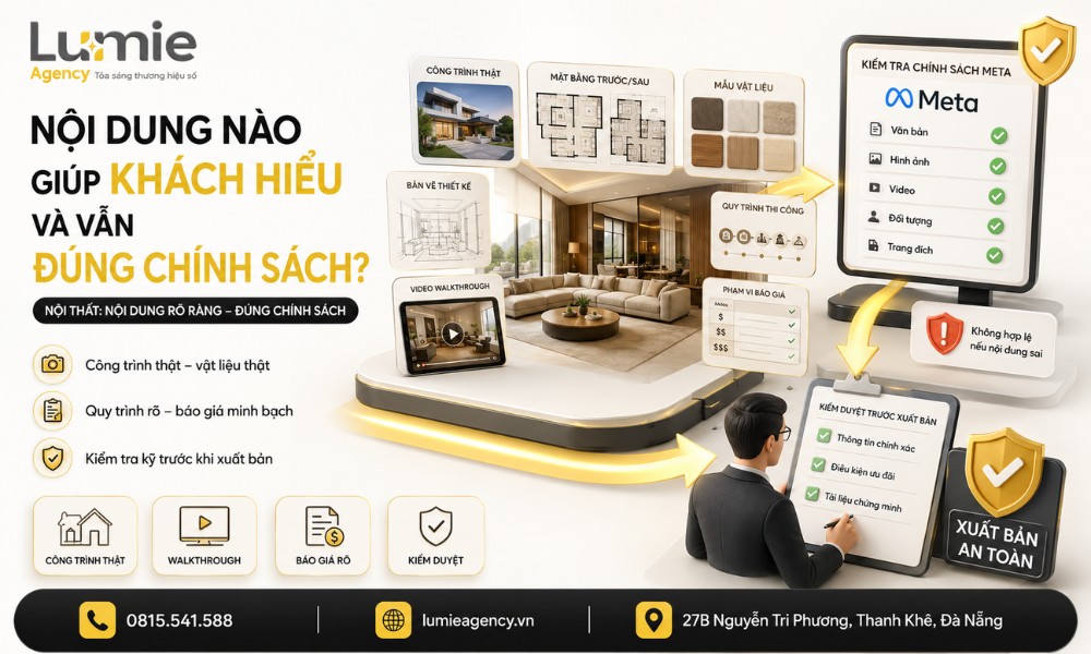 Nội dung quảng cáo Facebook cho thương hiệu nội thất