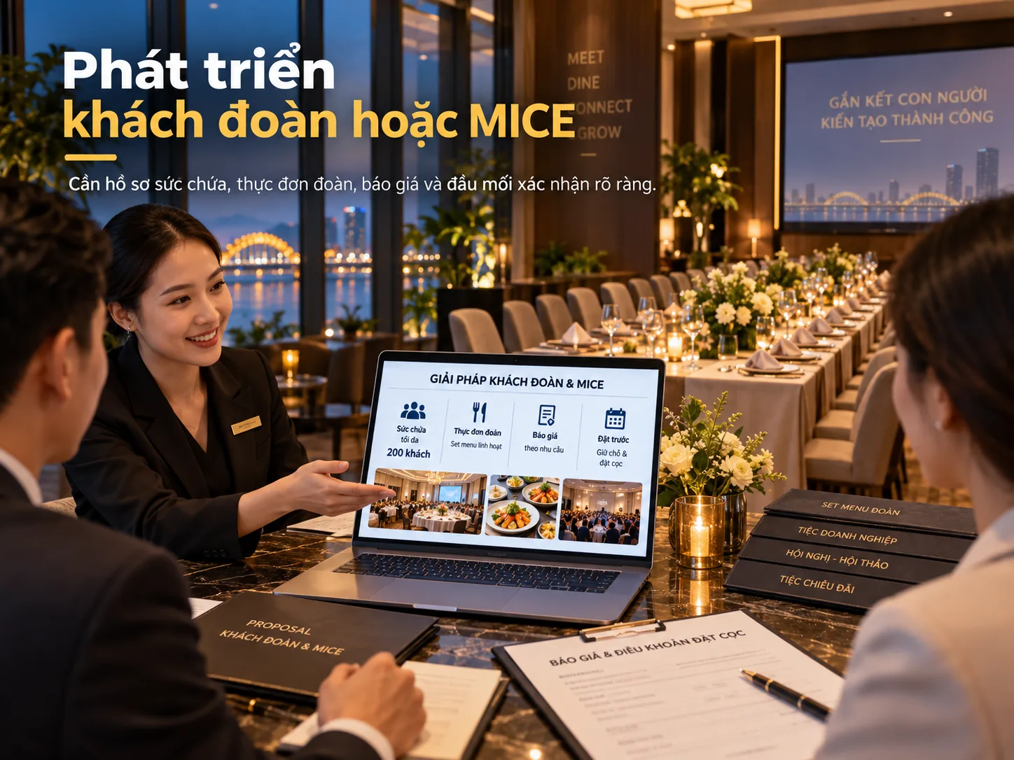 Đo lường đặt bàn và khách quay lại trong marketing nhà hàng