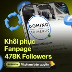 Case Lumie khôi phục Fanpage dominoshop.vn 478K followers vi phạm bản quyền