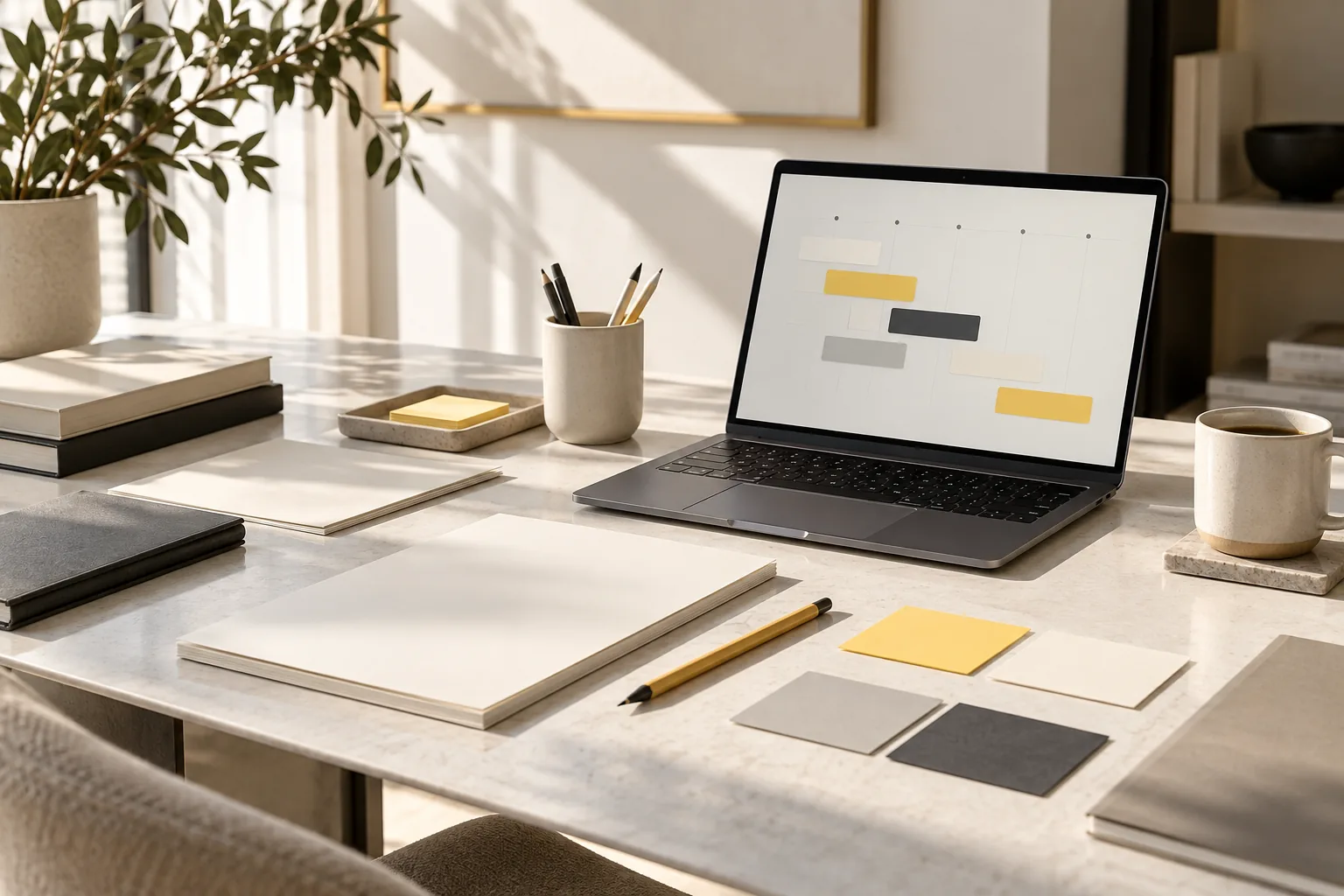 Bàn kế hoạch phạm vi và chi phí dịch vụ marketing SaaS