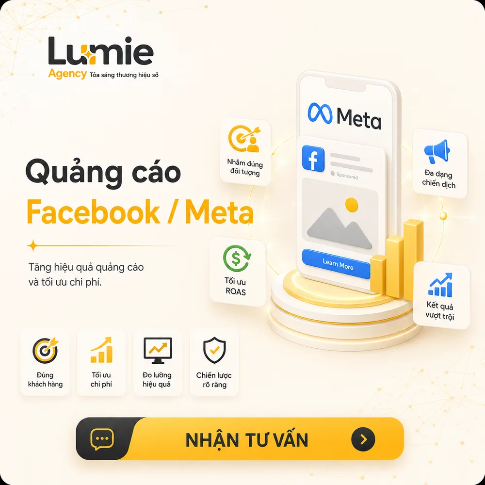 Dịch vụ quảng cáo Facebook và Meta Ads của Lumie