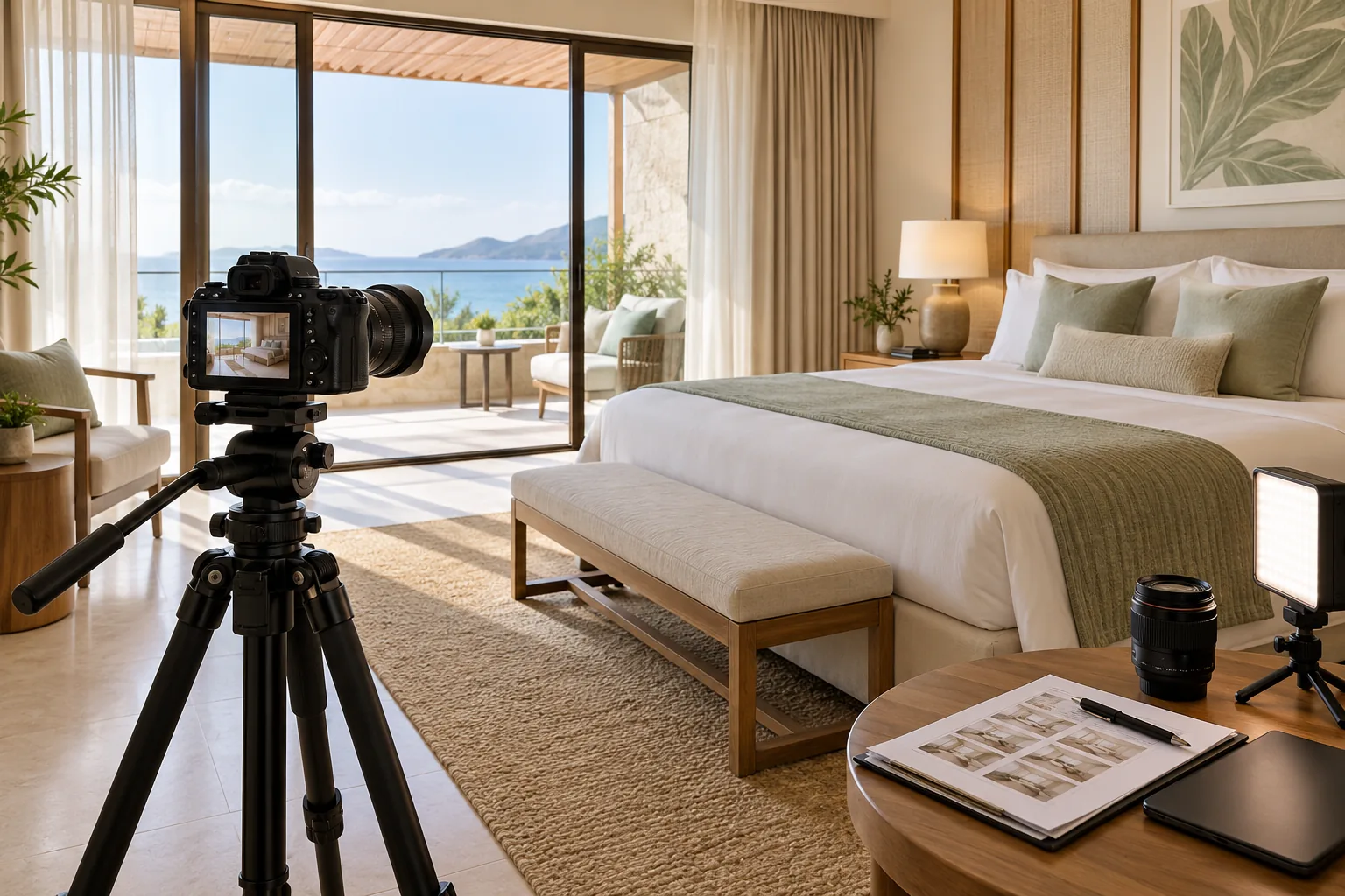 Hình minh họa cho Sản xuất ảnh phòng & video trải nghiệm