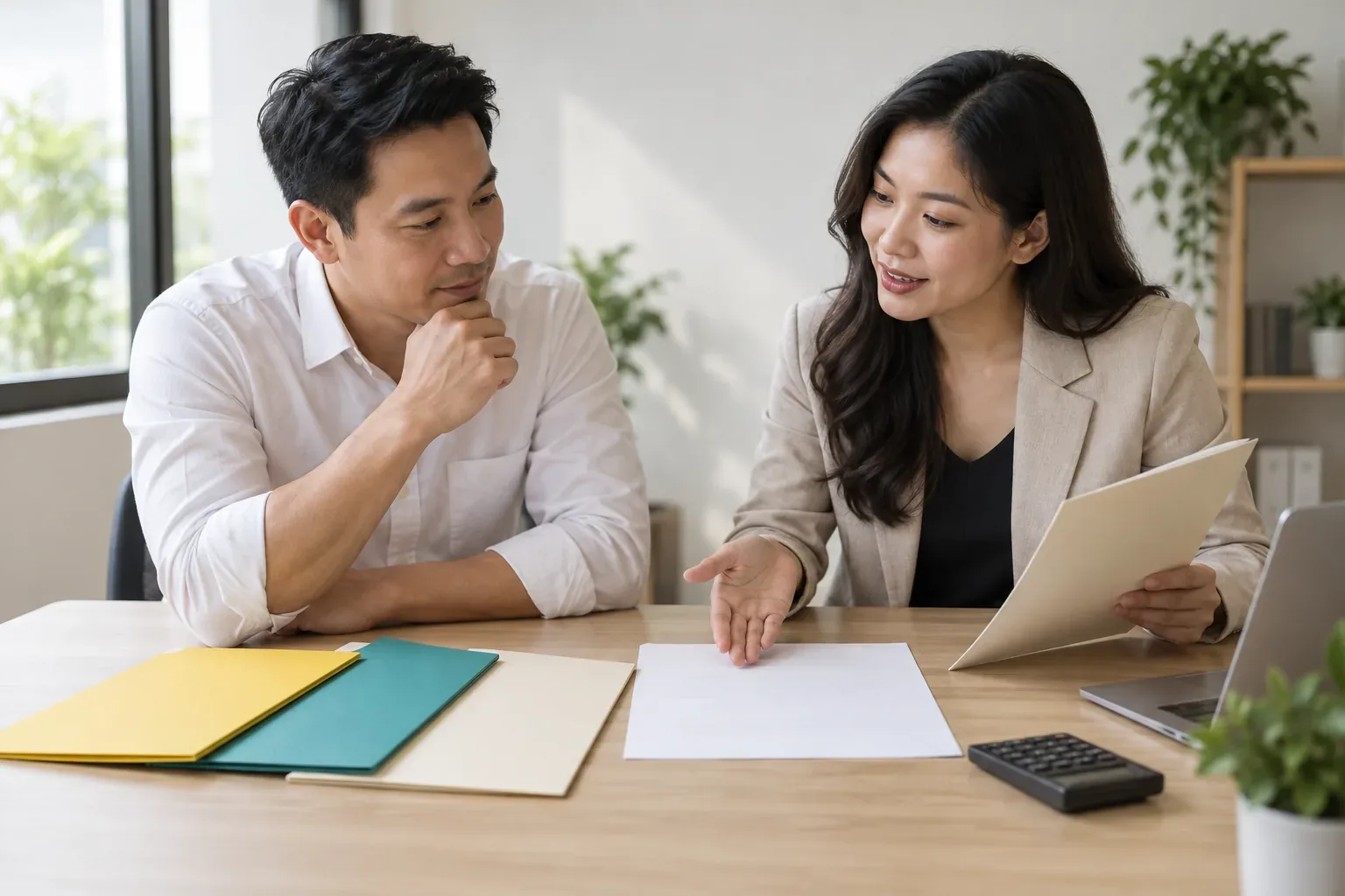 Đại diện doanh nghiệp và agency rà phạm vi công việc cùng cơ sở báo giá