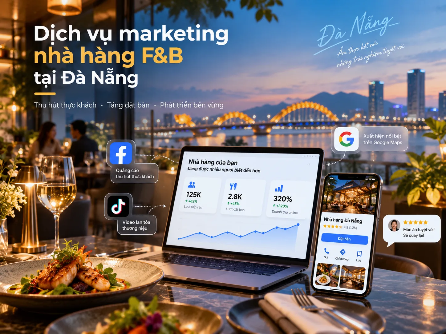 Tổng quan dịch vụ marketing nhà hàng F&B tại Đà Nẵng