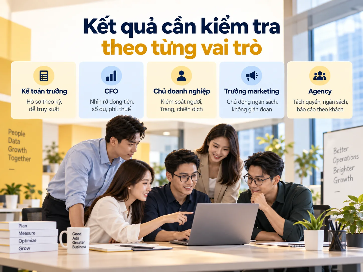 Kế toán CFO chủ doanh nghiệp marketing và agency cần kiểm tra kết quả khác nhau
