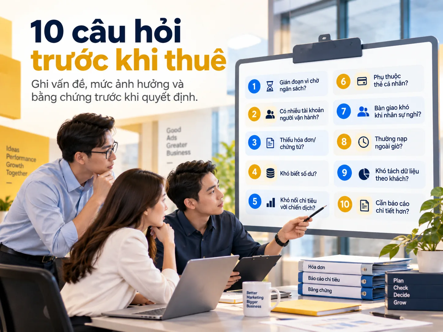 Mười câu hỏi doanh nghiệp cần kiểm tra trước khi thuê tài khoản quảng cáo Facebook