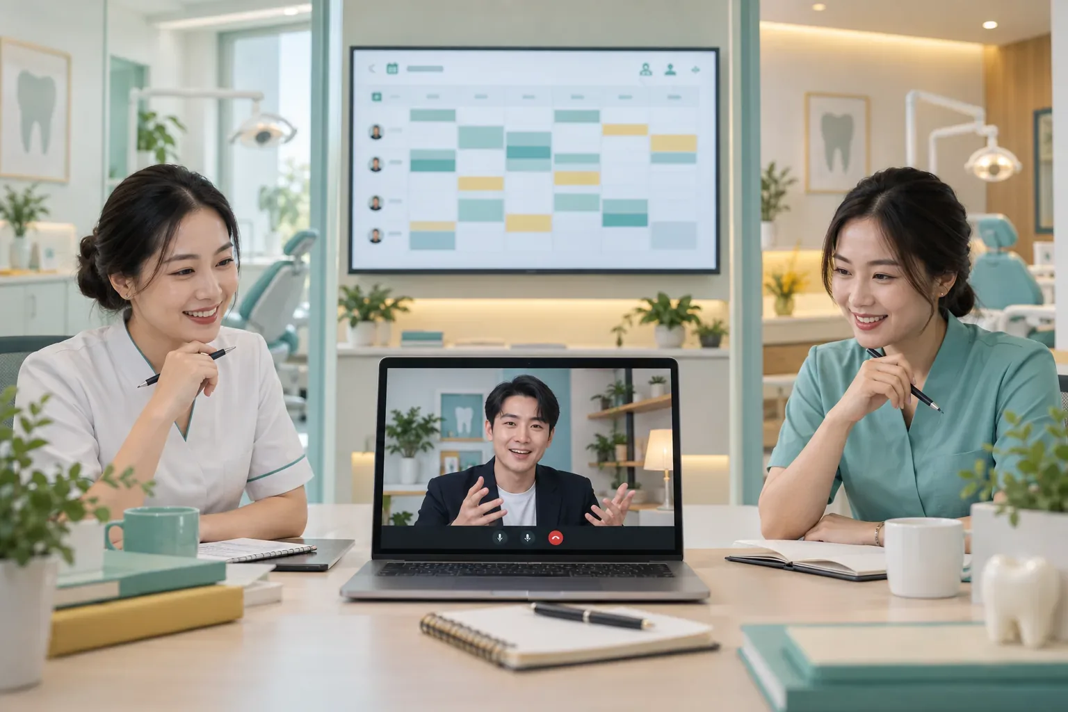 Các cơ sở nha khoa phối hợp lịch hẹn và thông tin truyền thông với agency