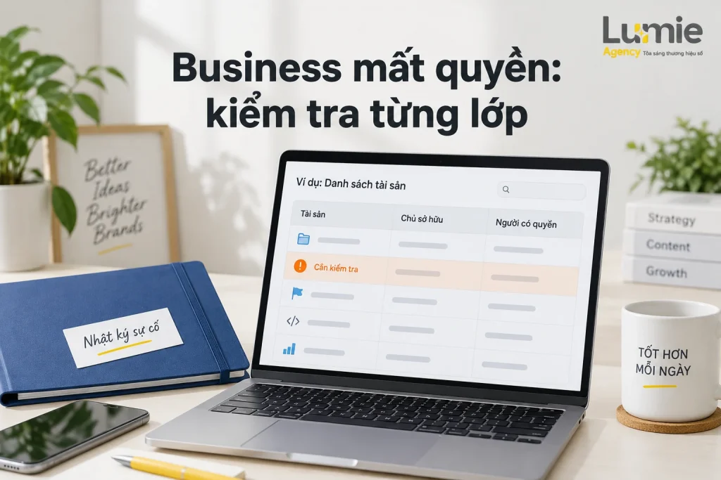 BM Facebook bị mất quyền: cách kiểm tra và xử lý