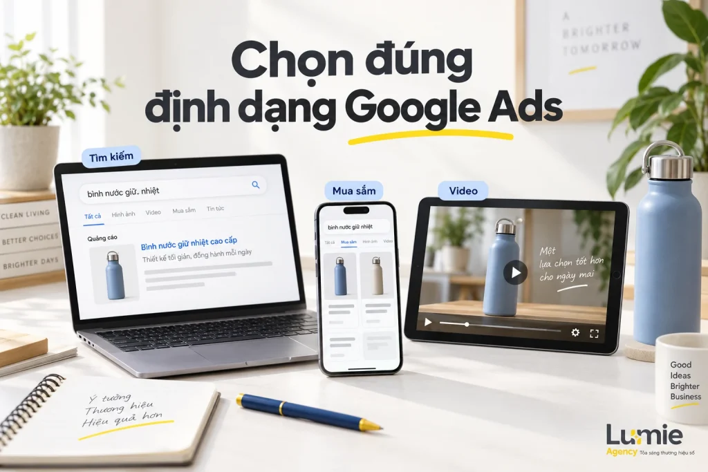 Các loại quảng cáo Google Ads: nên chọn loại nào?