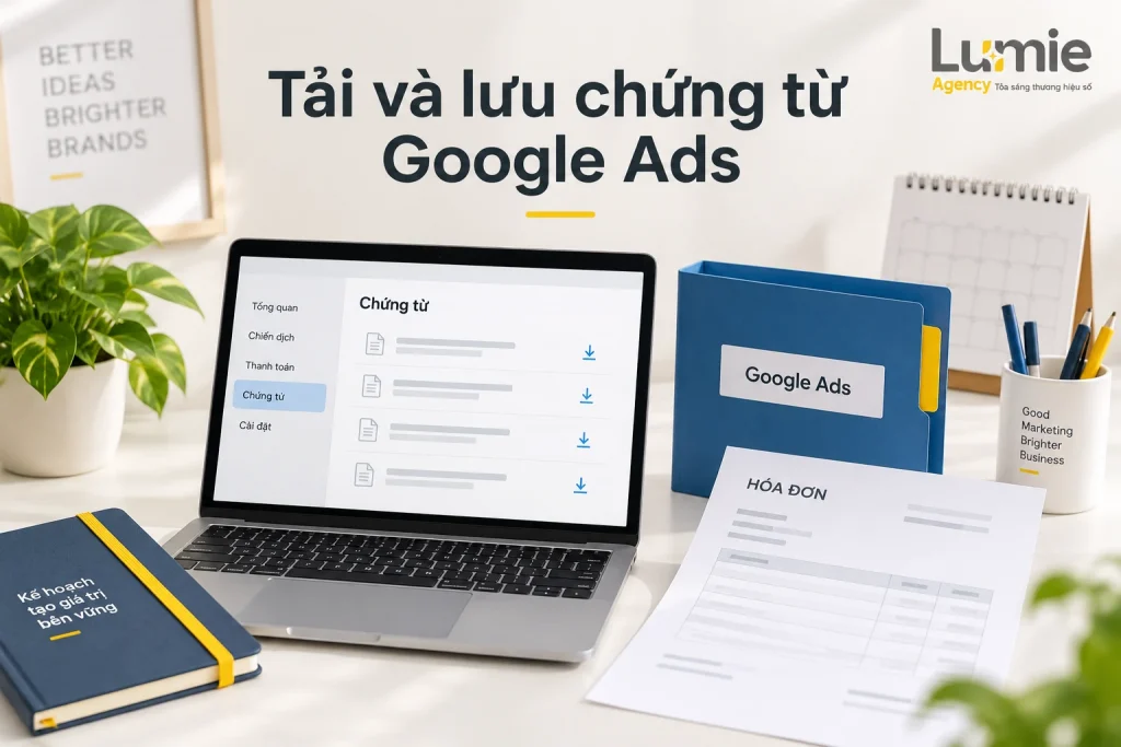 Cách lấy hóa đơn Google Ads và tải chứng từ