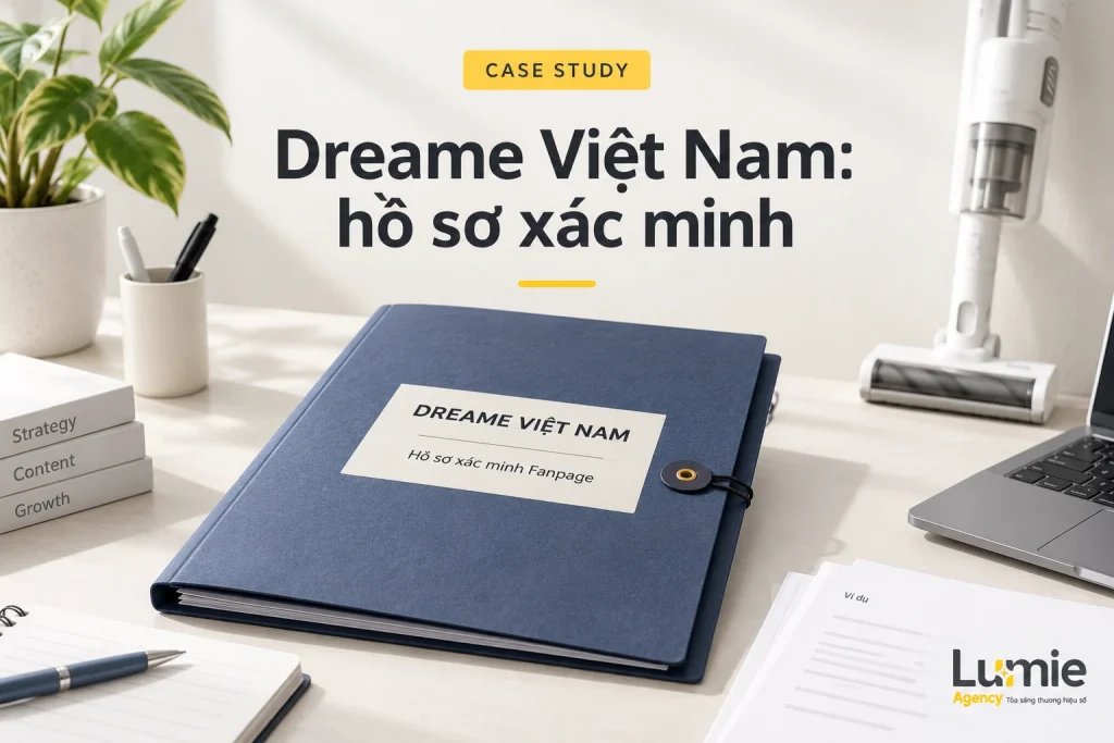 Lumie x Dreame Việt Nam: xác minh tích xanh Fanpage chính chủ