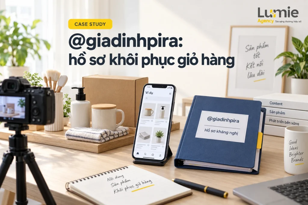 Case study @giadinhpira: Khôi phục giỏ hàng TikTok bị khóa vĩnh viễn