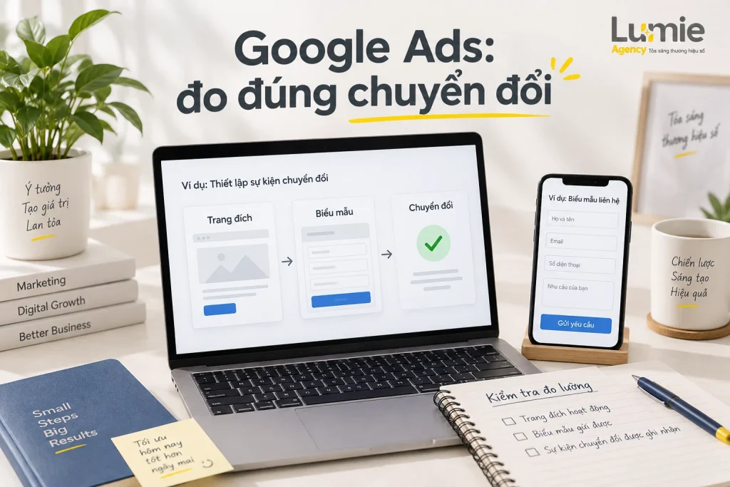 Đo lường chuyển đổi Google Ads cho doanh nghiệp