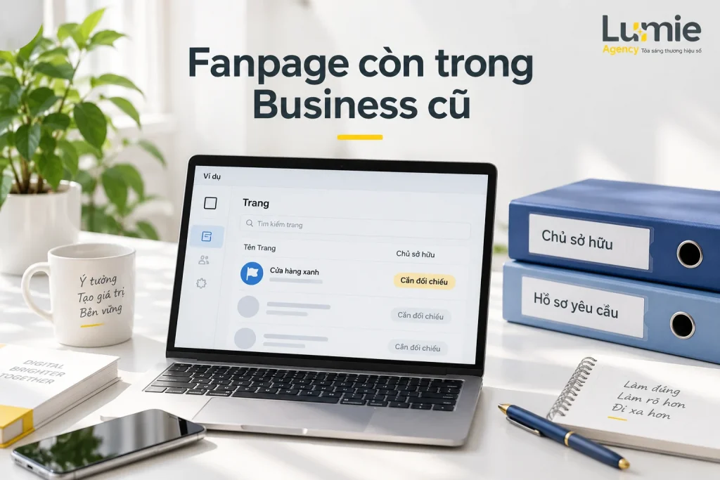 Fanpage bị giữ trong BM cũ: cách yêu cầu gỡ quyền sở hữu