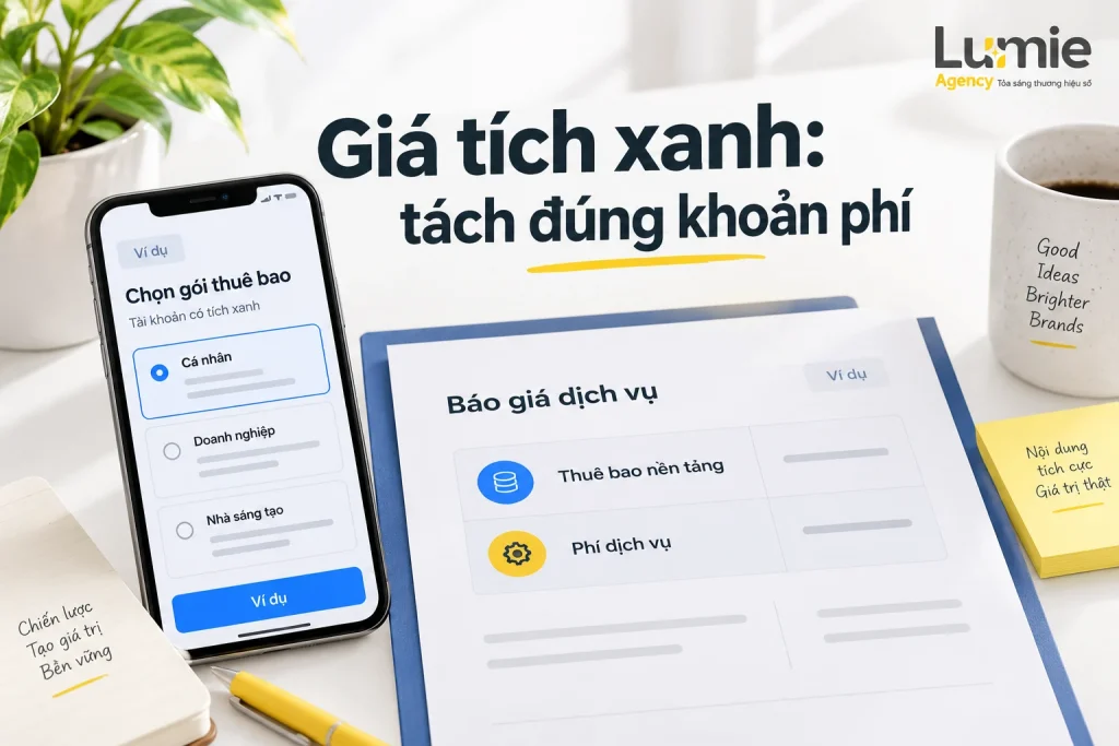 Giá tích xanh Facebook: thuê theo tháng và chi phí dịch vụ