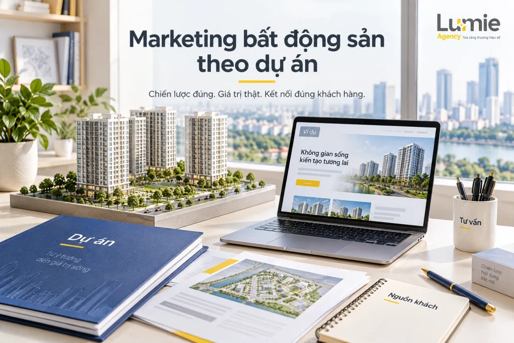 Dịch vụ marketing bất động sản Hà Nội theo dự án | Lumie