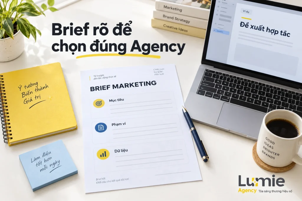 Mẫu Brief thuê Agency Marketing để nhận đề xuất đúng phạm vi
