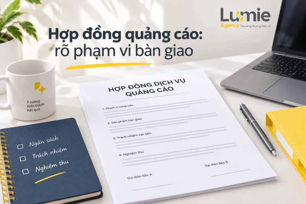 Mẫu hợp đồng dịch vụ quảng cáo Facebook, Google, TikTok