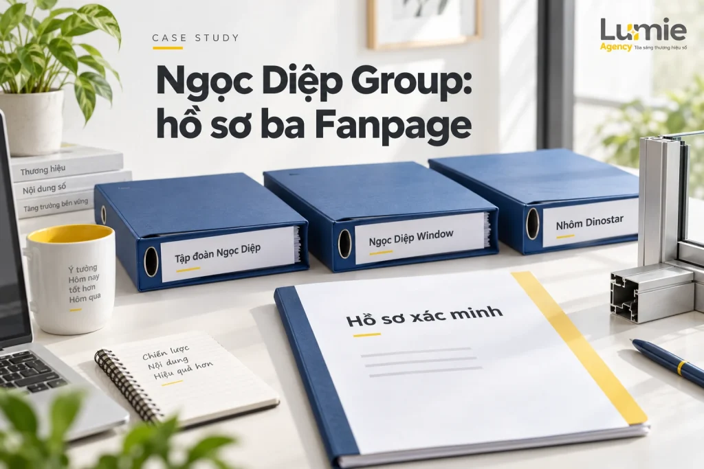 Case study Ngọc Diệp Group: Xác minh tích xanh Facebook cho 3 fanpage