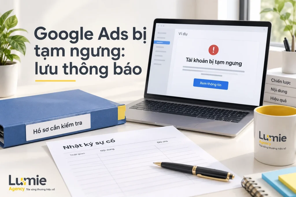 Tài khoản Google Ads bị tạm ngưng: cách xử lý