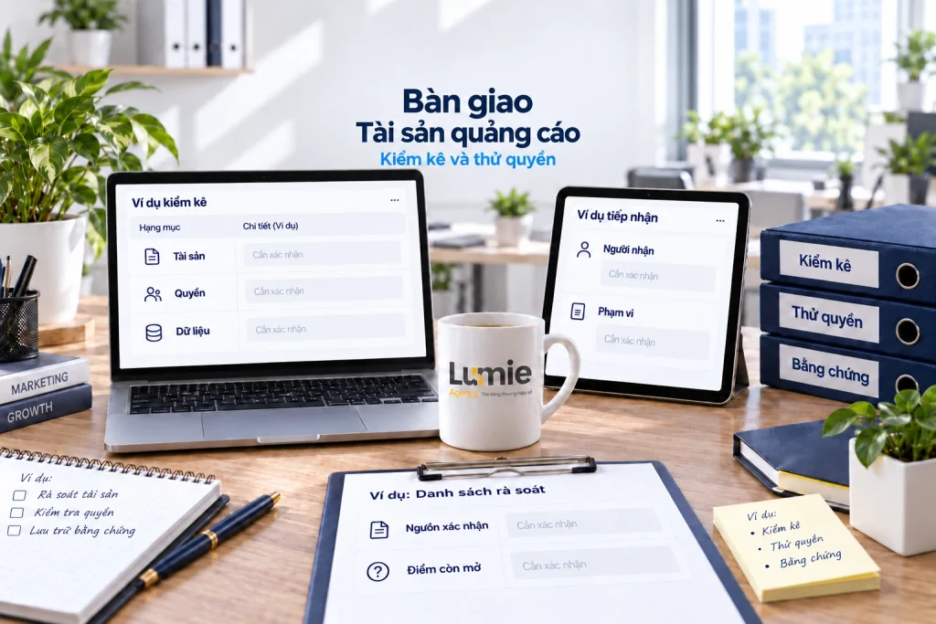 Checklist bàn giao tài khoản quảng cáo khi nhân viên nghỉ việc