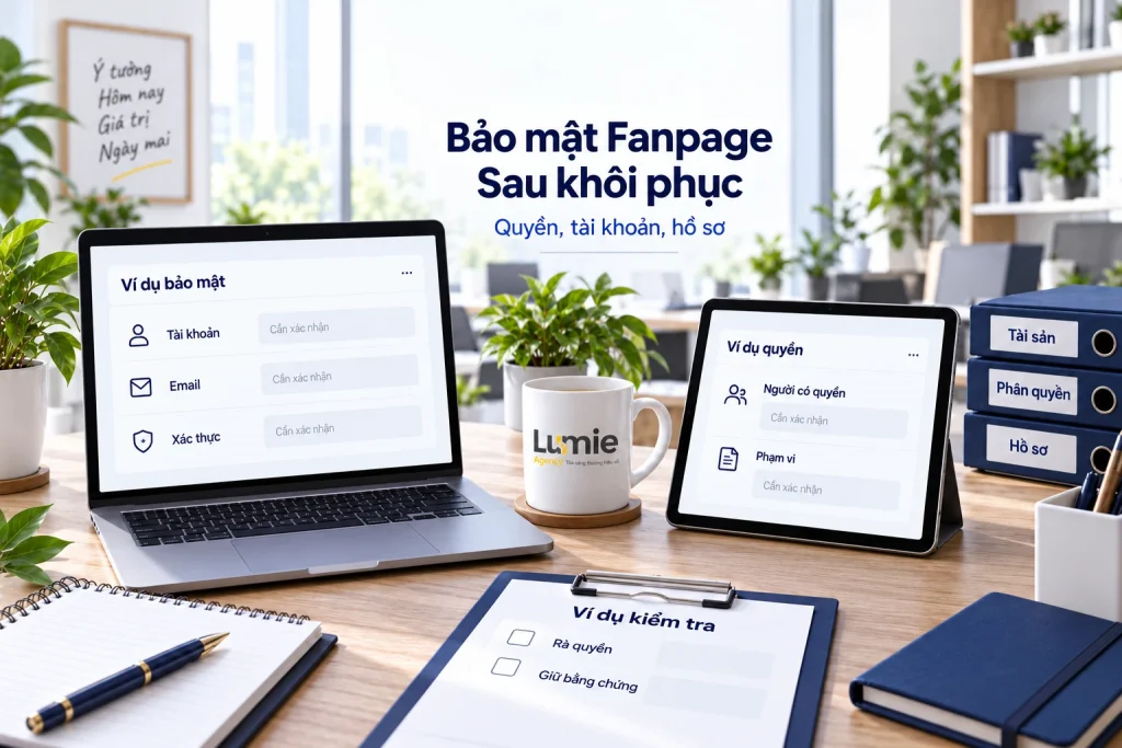 Checklist bảo mật Fanpage sau khi khôi phục quyền