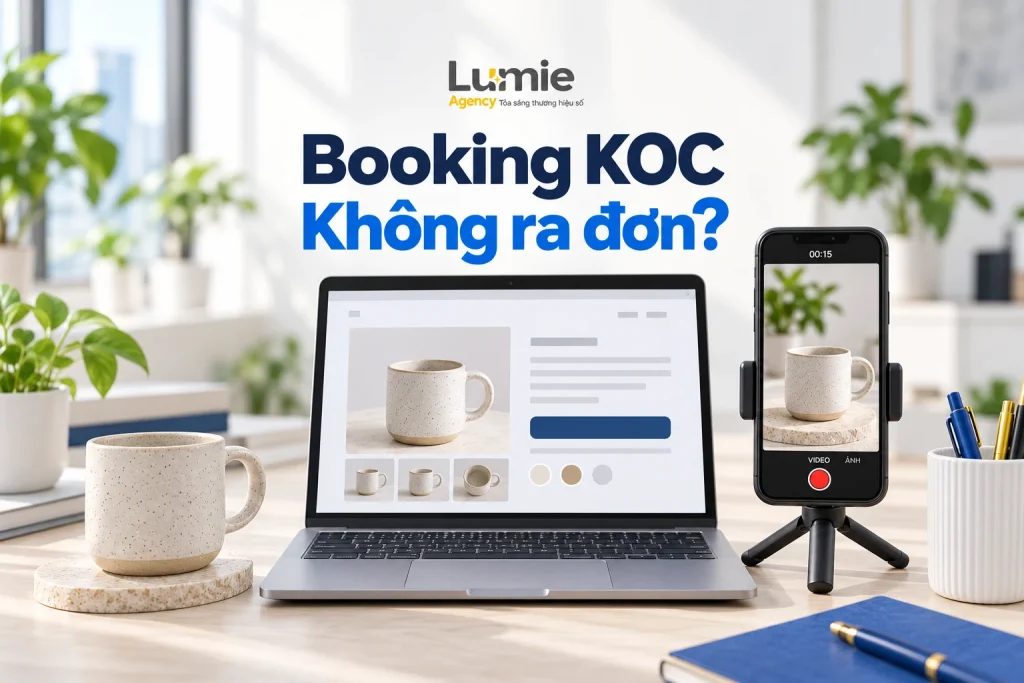 Booking KOC TikTok Shop không ra đơn: kiểm tra gì?
