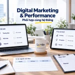 Ảnh đại diện phối hợp Digital Marketing và Performance Marketing