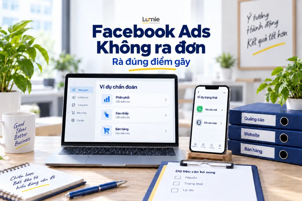 Chạy quảng cáo Facebook không ra đơn: kiểm tra gì?
