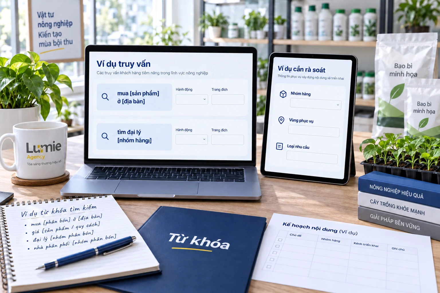 Cảnh rà từ khóa tìm mua và tìm đại lý phân bón theo nhu cầu thực tế