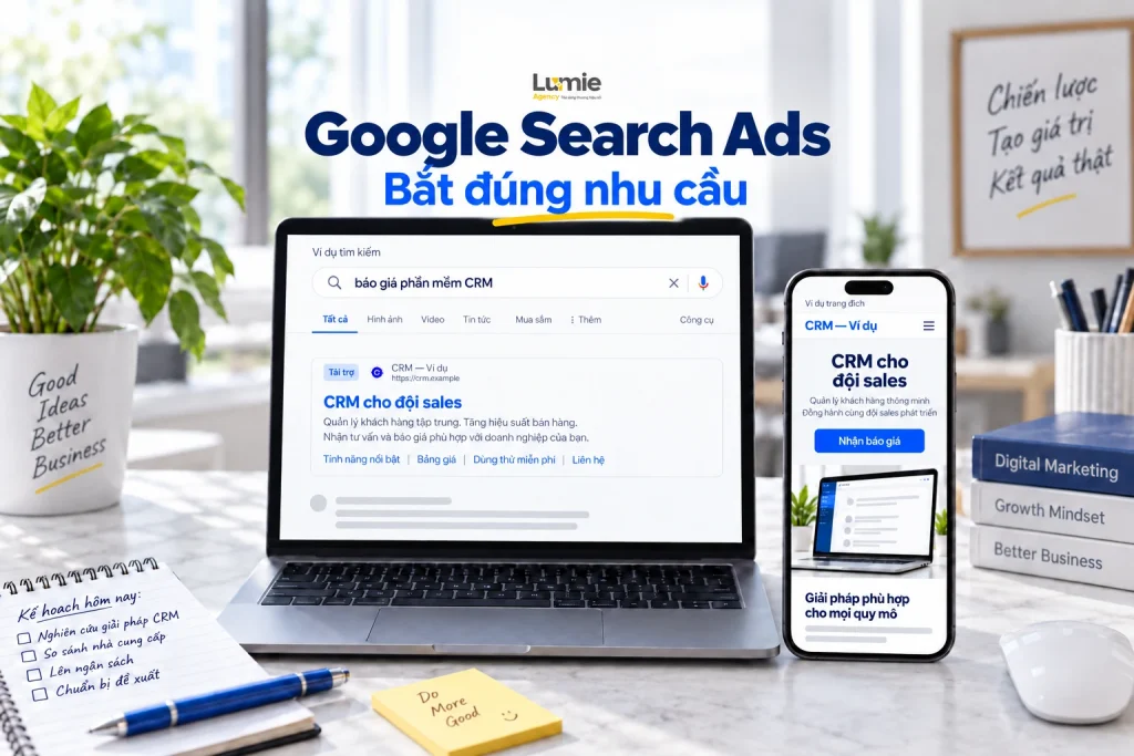 Google Search Ads là gì? Cách hoạt động và tối ưu quảng cáo tìm kiếm