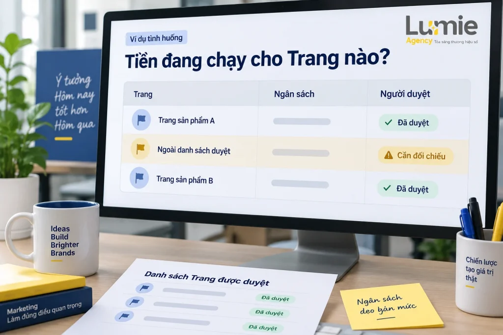 Kiểm soát ngân sách quảng cáo Facebook: làm sao biết tiền chạy đúng phạm vi?