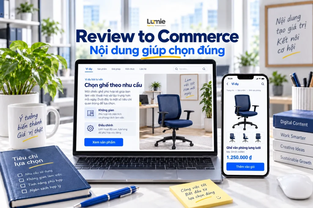 Review to Commerce là gì? Khi nào nên dùng bài tư vấn làm cầu nối?