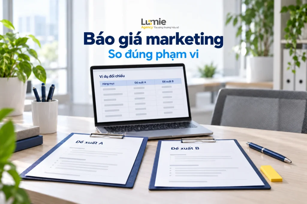 So sánh báo giá marketing trọn gói cho doanh nghiệp
