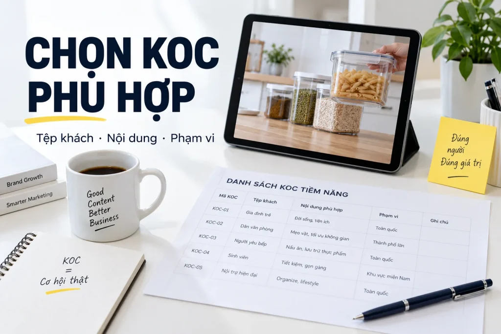 Cách chọn KOC TikTok Shop: 12 tiêu chí