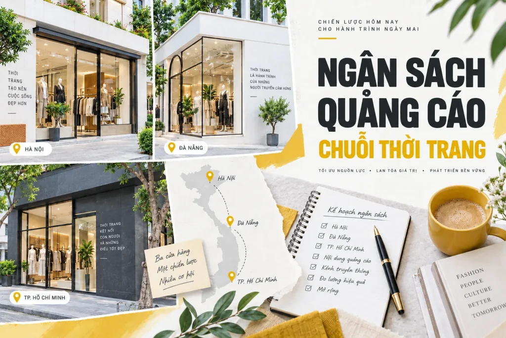 Phân bổ ngân sách quảng cáo cho chuỗi thời trang nhiều cửa hàng