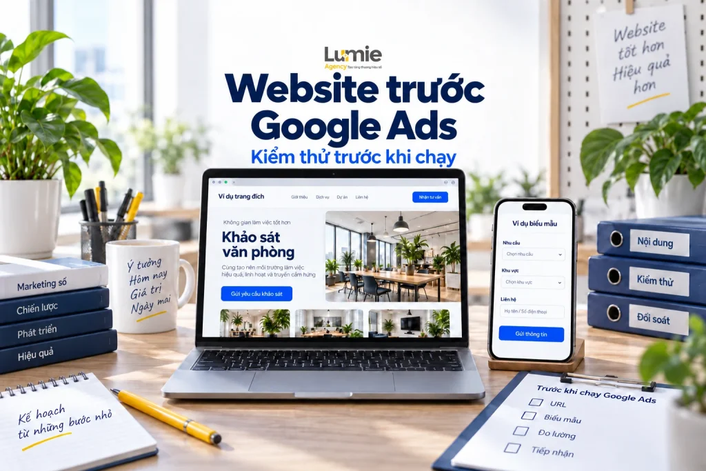 Website cần chuẩn bị gì trước khi chạy Google Ads?